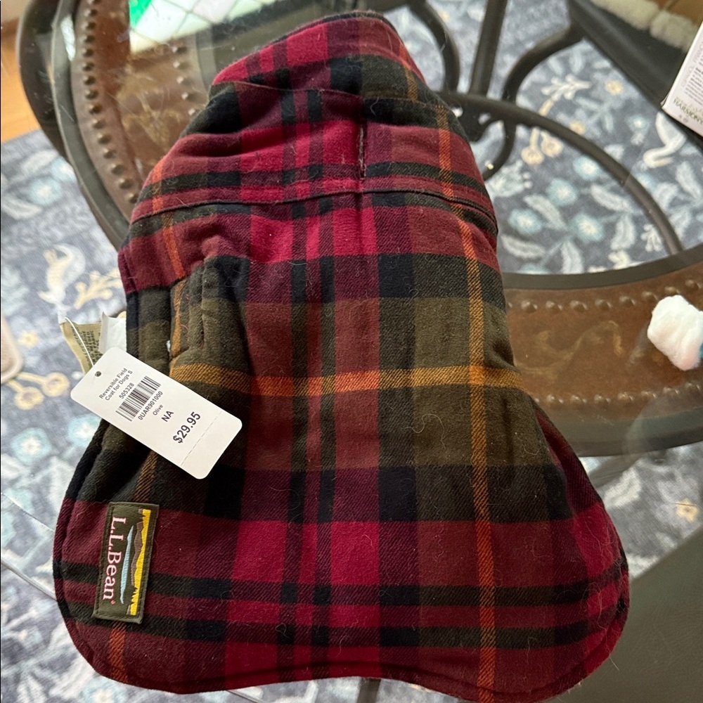 L.L. Bean Multicolor dog winter coat size small